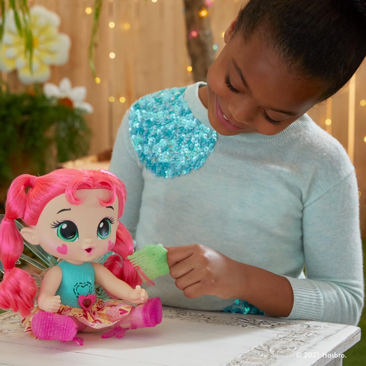 Interactive 10.5-inch Pixie Doll with 20 Sounds Y909