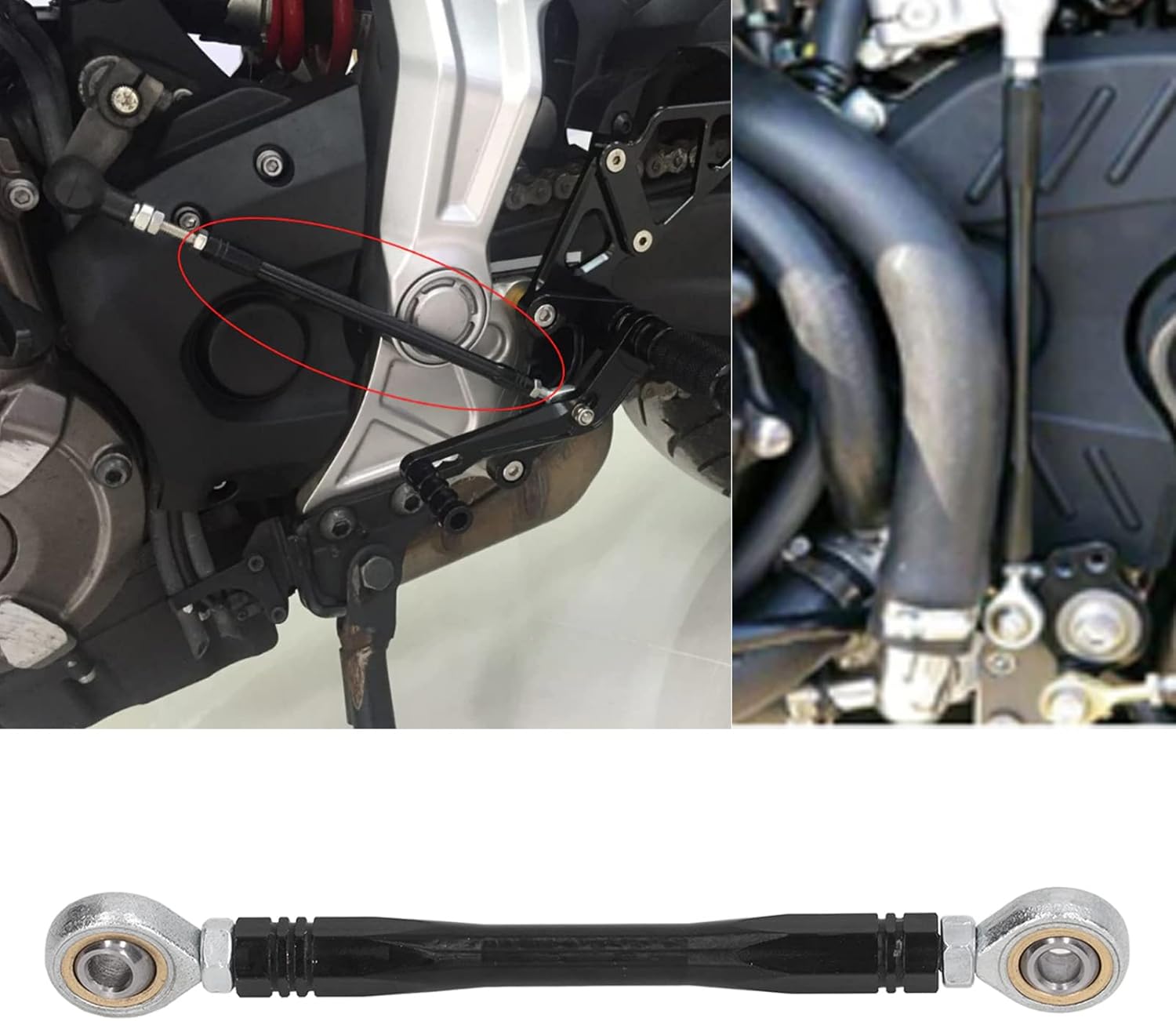 100mm CNC Aluminum Alloy Motorcycle Gear Shift Shifter Rod Linkage B6054