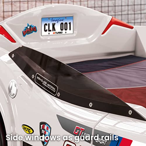 Black Kids Race Car Bed Frame Z55524