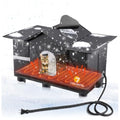 Weatherproof Large Cat Shelter with Roof Window and Cozy Cushion J871463