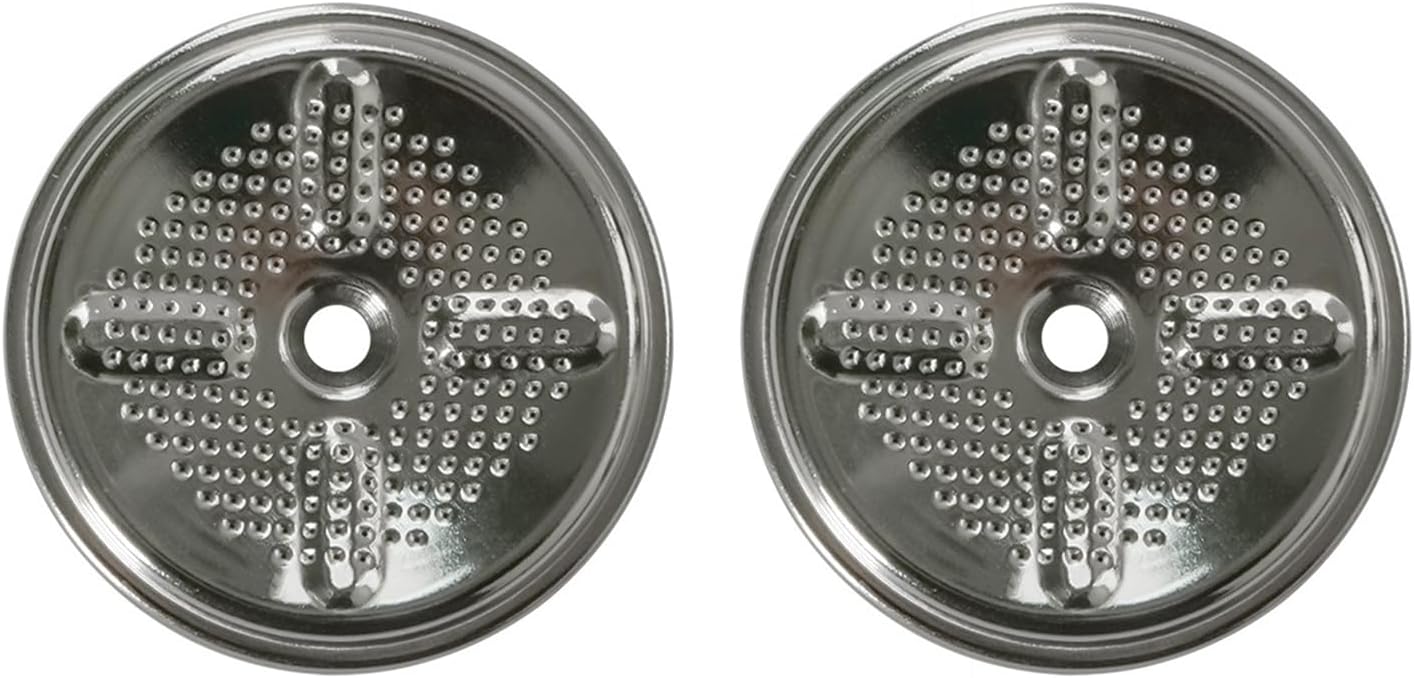 Pack Of 2 Round Stainless Steel Coffee Filter Basket V5273