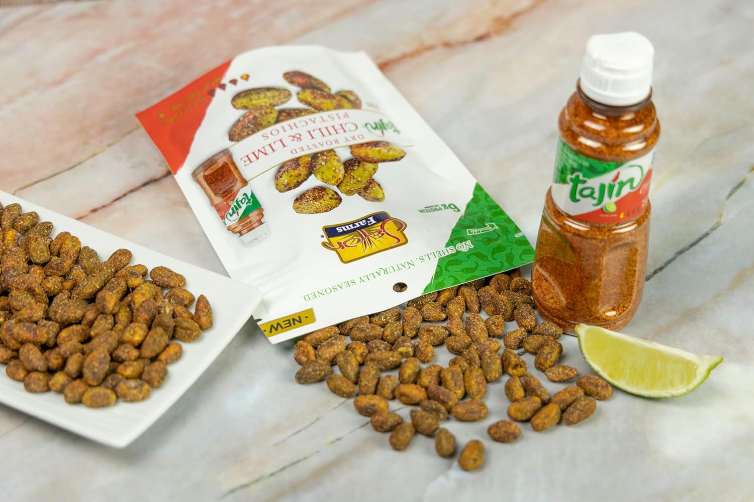 Tajin Seasoned Pistachio Kernels, 5 Oz. Bag S75815