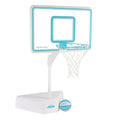 Outdoor Adjustable Height Swimming Pool Basketball Hoop with Ball, Base, 18 Inch Stainless Steel Rim R8546