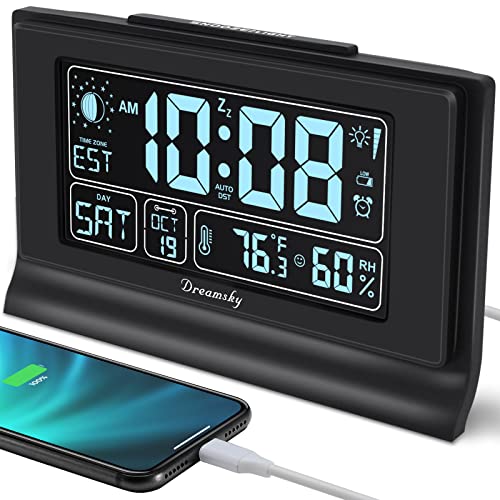 Auto Set Digital Alarm Clock with 5 Inch Large Display M238