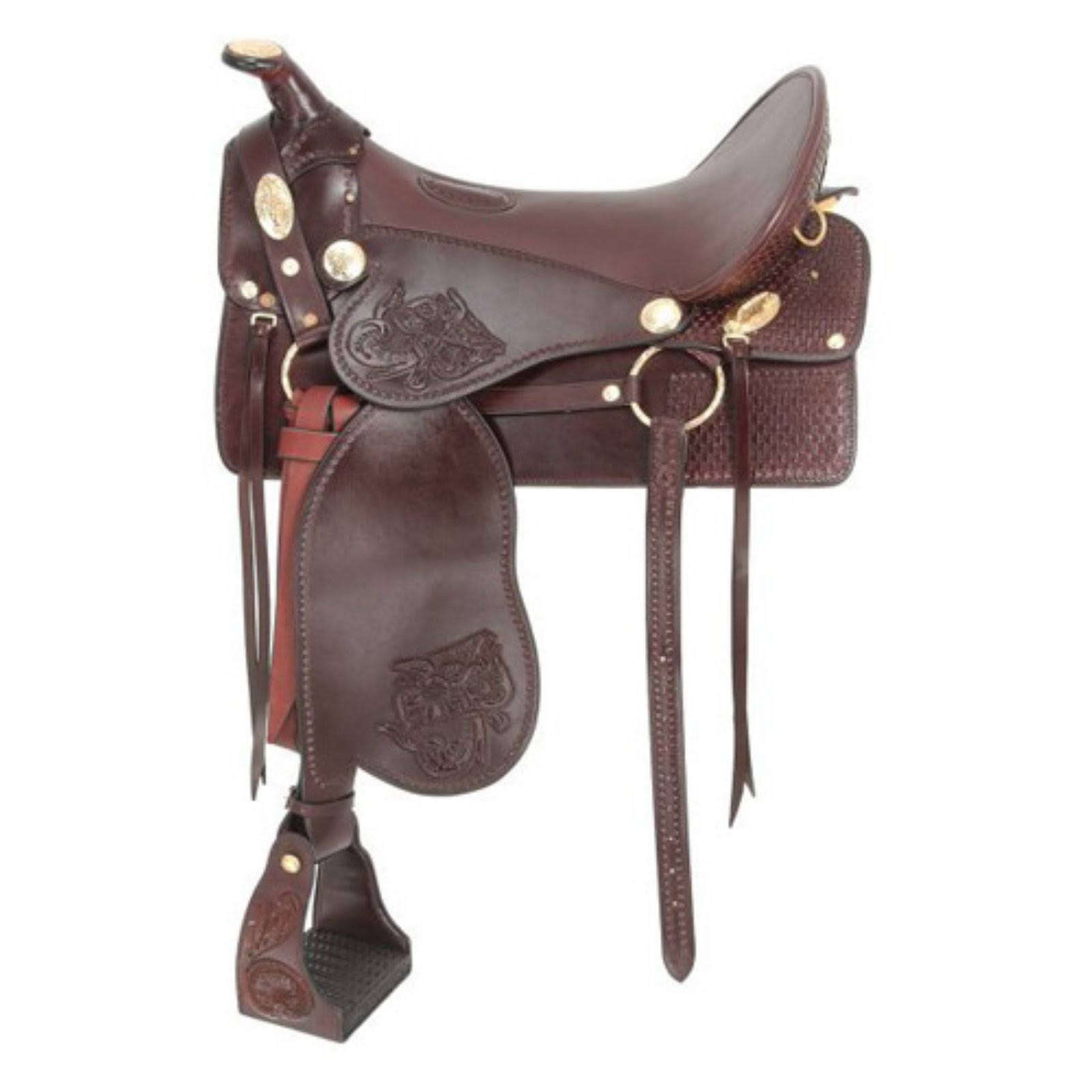 Tooled McClellan Camp Saddle T9839