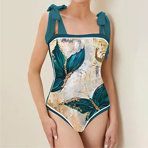 Floral Print Bikini Set One Piece Swimsuit with Beach Cover up Wrap Skirt Two Piece Bathing Suit Y540628