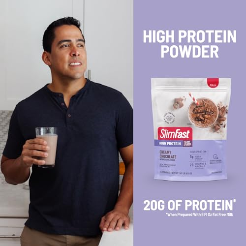 Vanilla Cream High Protein Meal Replacement Powder, 26 Servings, 1.53 Pounds K892131