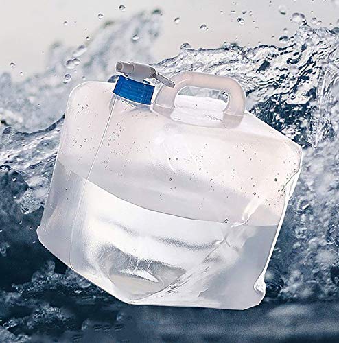 2 Pack 5.3 Gallon Collapsible Water Container with Spigot B389598