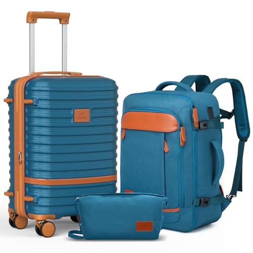 Expandable Carry on Luggage Suitcase with Spinner Wheels Q1226