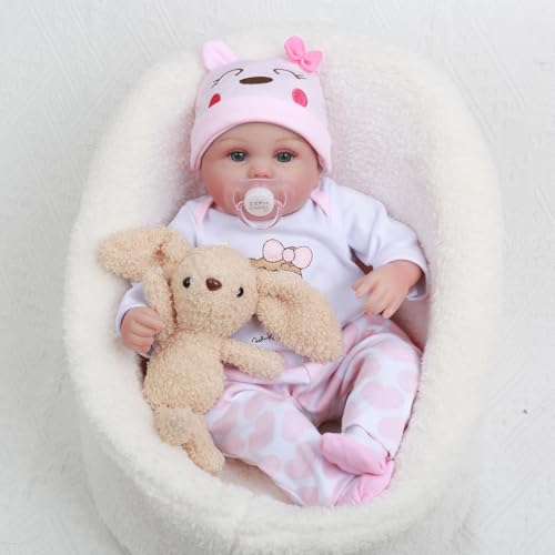 16 Inches Realistic Soft Vinyl Newborn Baby Doll V54729