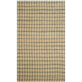 Green/Natural Checkered Geometric Area Rug K430691