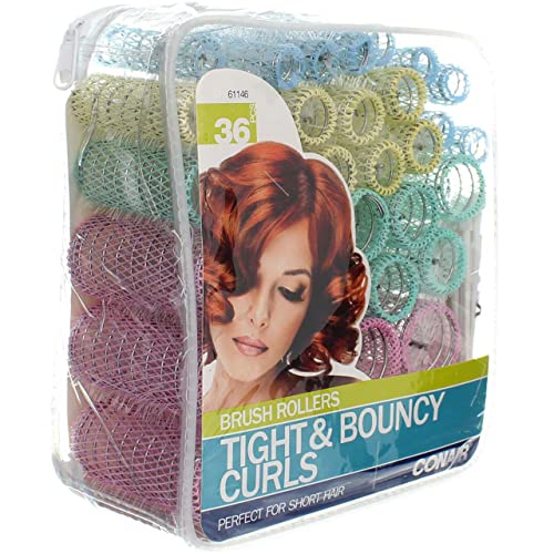 36 Pieces Curl & Body Brush Rollers N17121