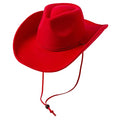 Retro Felt Wide Brim Cowboy Hat with Wind Lanyard G541