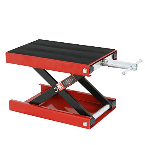 1100 LB Wide Deck Motorcycle Scissor Lift Jack Stand A678547