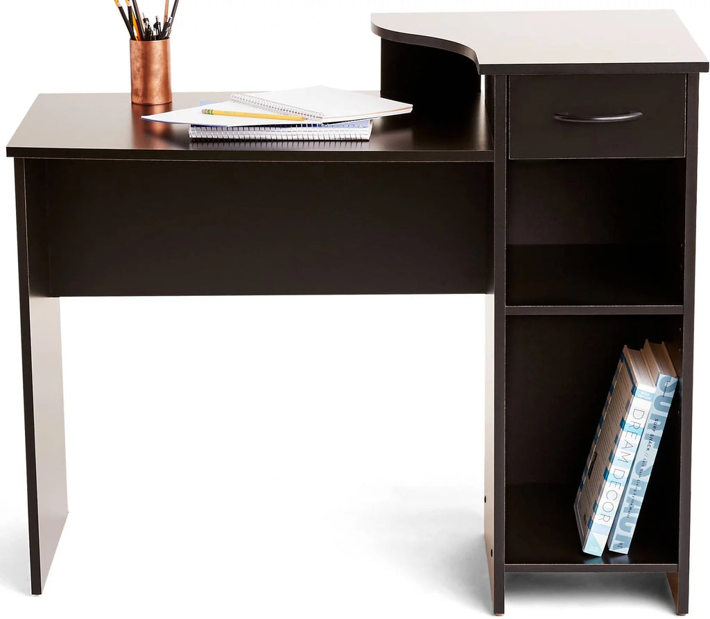 Heritage Walnut Finish 5 Shelf Bookcase with Doors O850609