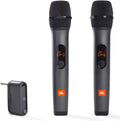 Black Wireless Two Microphone System with Dual-Channel Receiver X822