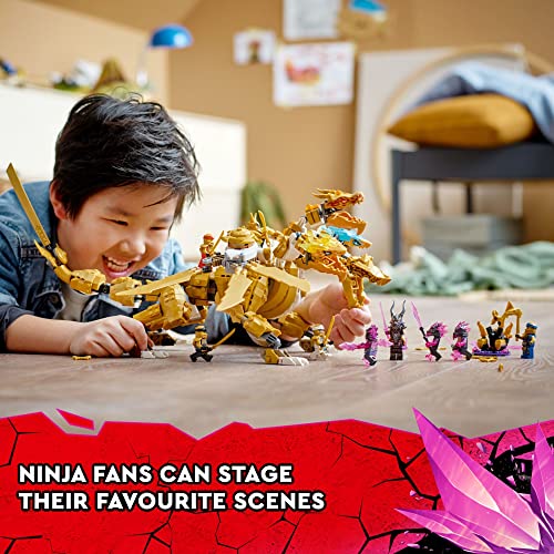 Large 4 Headed Action Figure with Blade Wings Plus 9 Minifigures Y938