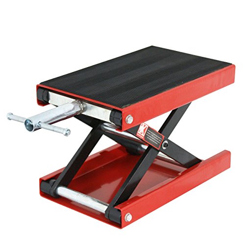 1100 LB Wide Deck Motorcycle Scissor Lift Jack Stand A678547
