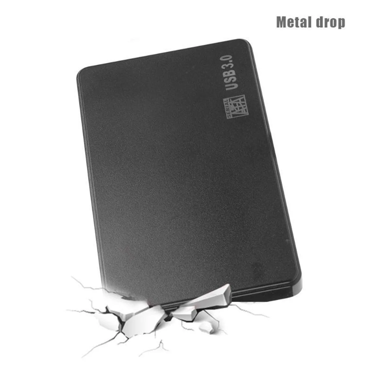 2.5In to USB 3.0 Solid State Enclosure Mobile Hard Disk Cassette with Cable Y899578