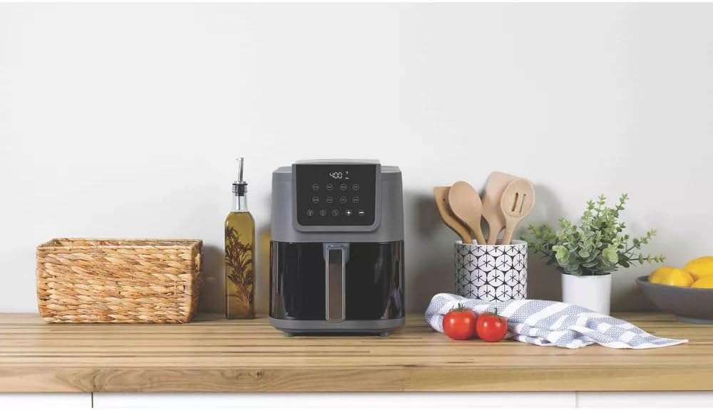 4-in-1 5qt Compact Air Fryer with Digital Touchscreen M604