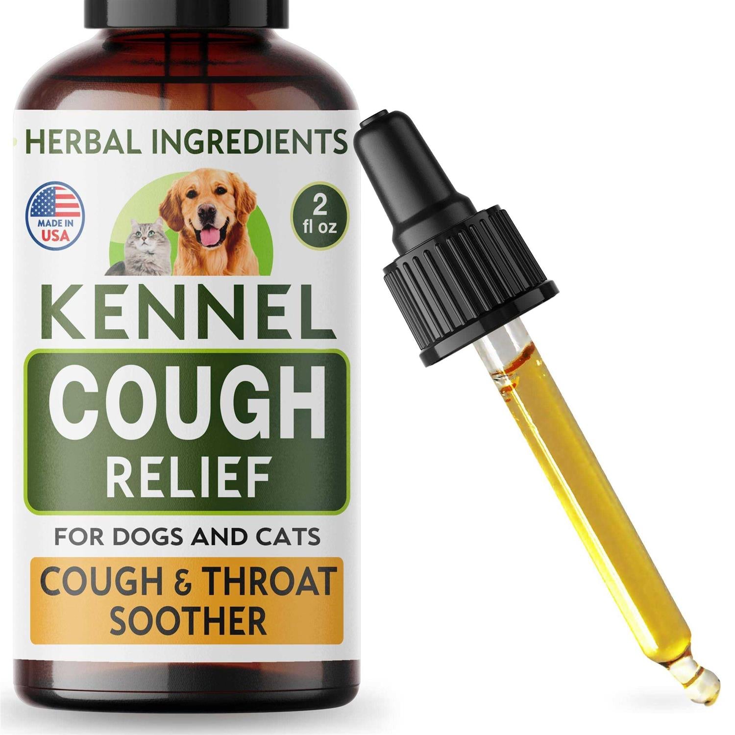 Kennel Cough Herbal Drops for Dogs & Cats U446