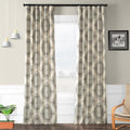 Printed Room Darkening Curtains 50 X 84 Henna Clover F73846