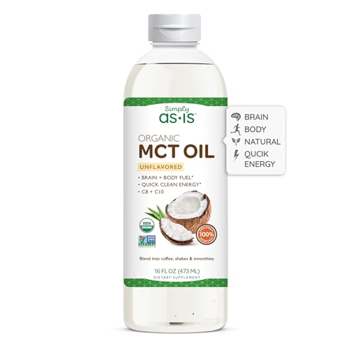 Organic MCT Oil C8 & C10 Unflavored 40 fl oz H158