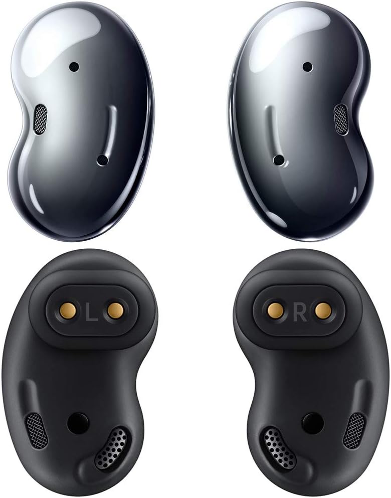 Galaxy Buds Live Active Noise Cancelling TWS Open Type Wireless Bluetooth 5.0 Earbuds, 12mm Drivers, Mystic Black A36622