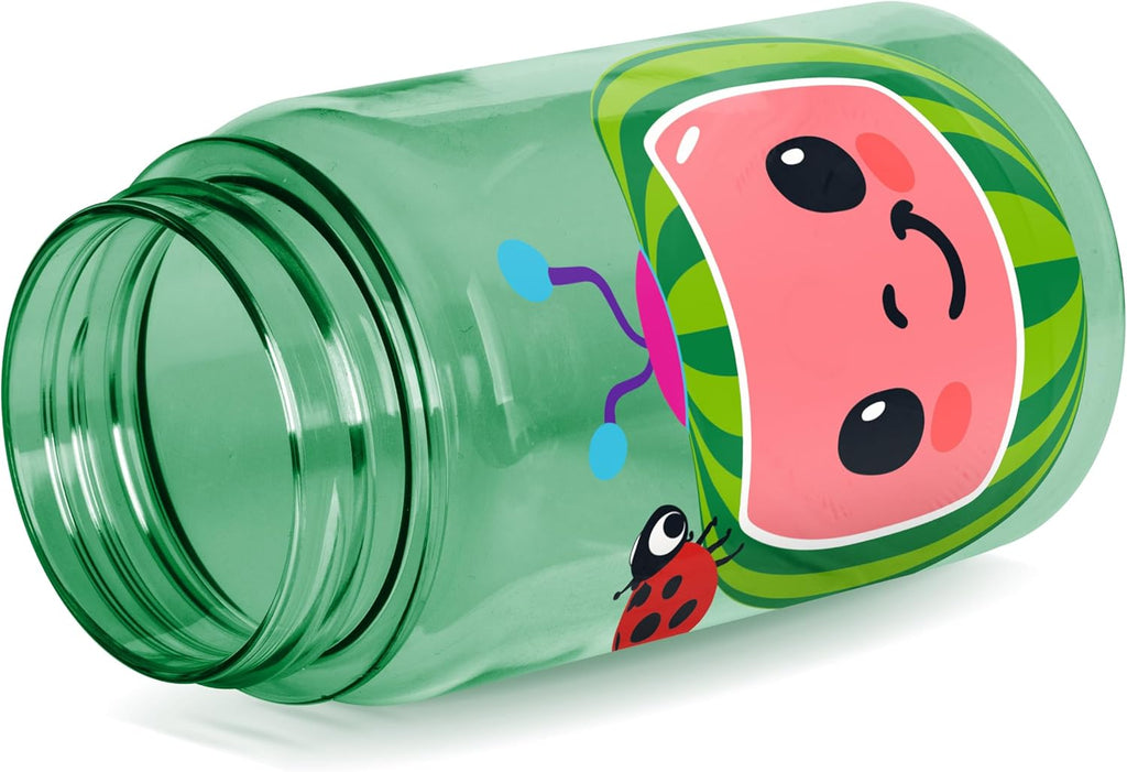 Kids Water Bottle Plastic BPA-Free Tritan Cup with Leak Proof Straw Lid 12oz G2142