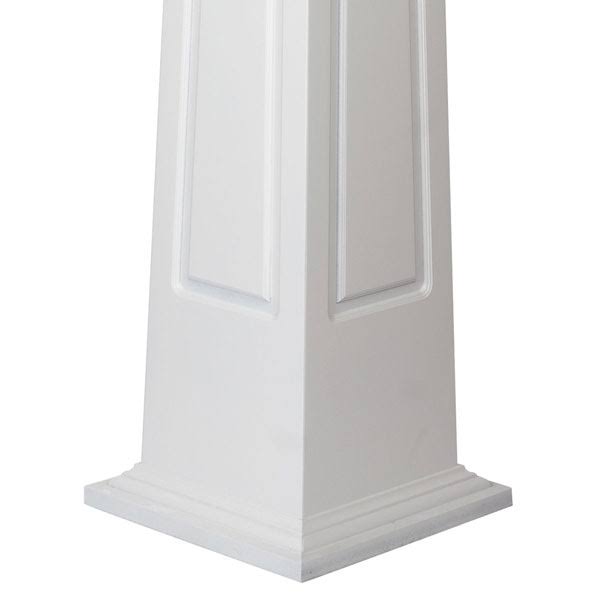 72x22 H x 11.63x22 W Square Tapered Raised Panel Post L73672