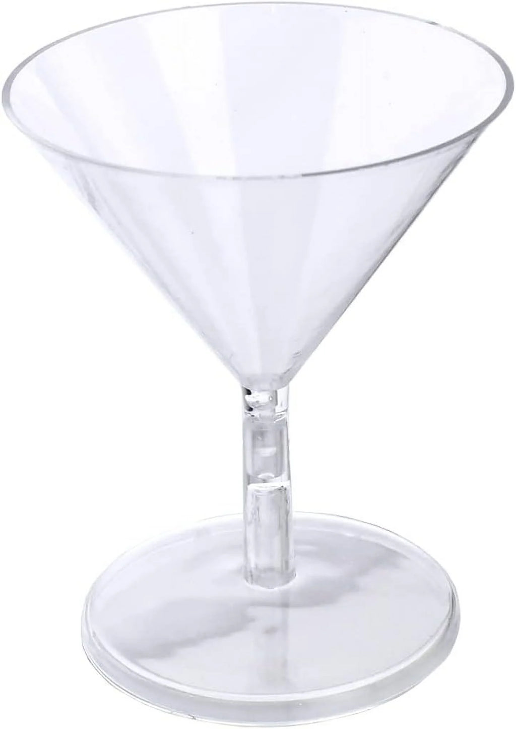 12-Count Clear Plastic Martini Glasses W974426
