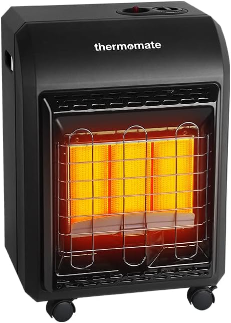 Portable LP Gas Heater with 3 Power Settings, 18,000 BTU L6772