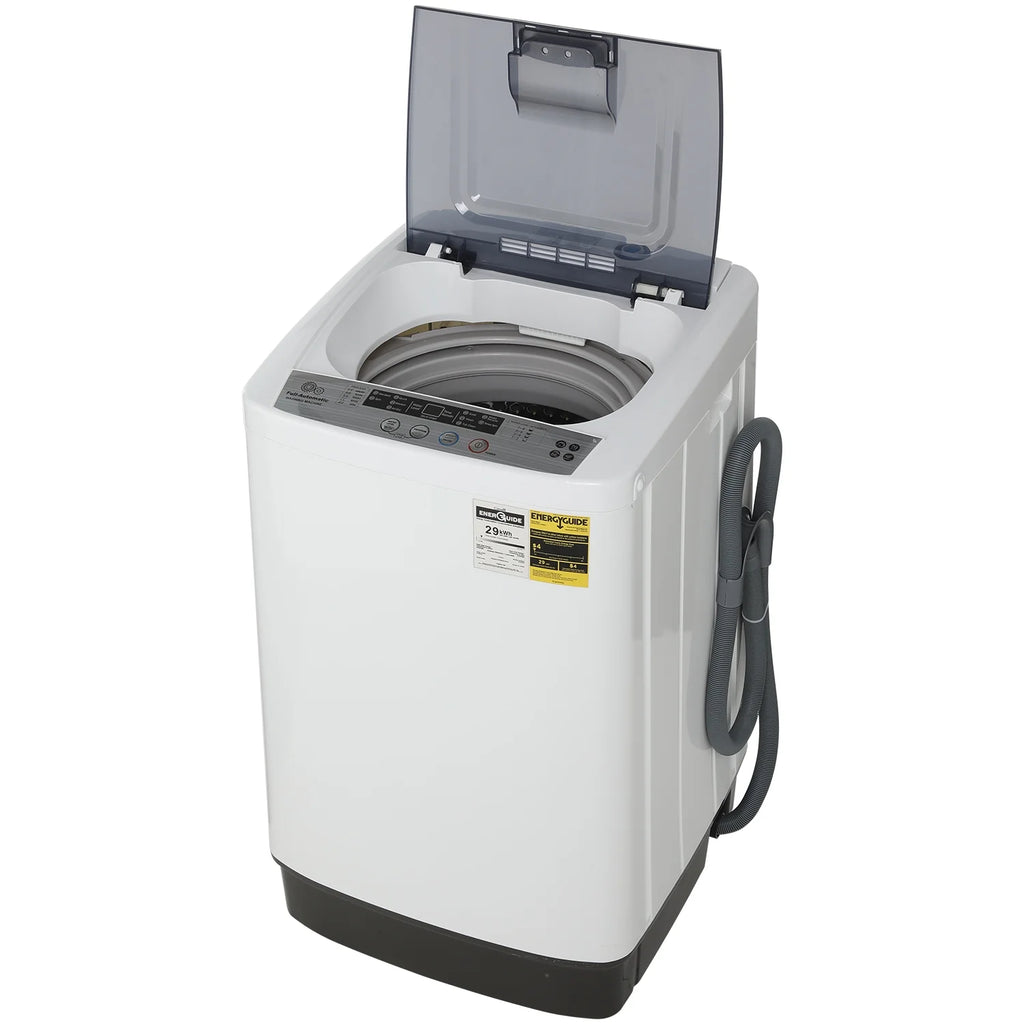 17.8 lb. Capacity Portable Washer and Dryer Combo with Clear Lid T73703