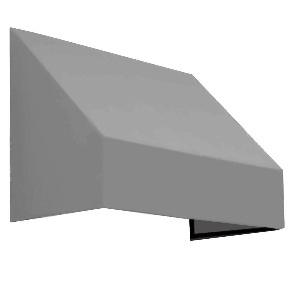 Gray 4.38 ft. Wide Window/Entry Awning (24 in. H x 36 in. D) I9203