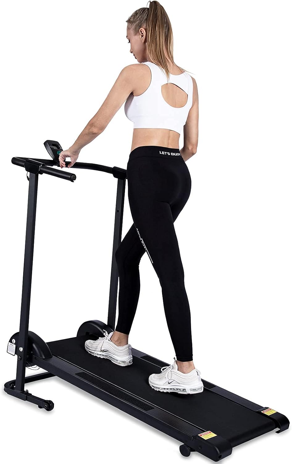 Manual Treadmill Non Electric with 10° Incline Small Foldable J9202