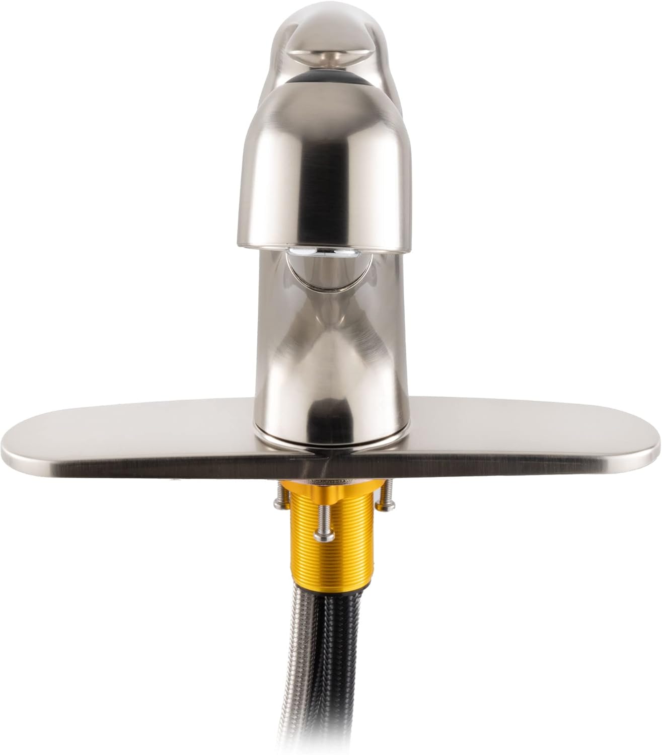 RV Kitchen Pull Out Faucet Brushed Nickel Y914