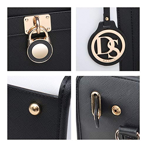 Top Handle Satchel Tote Shoulder Hobo Bag with Wallet Set 2pcs E607
