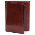 Dark Brown Leather Trifold ID Wallet G38551