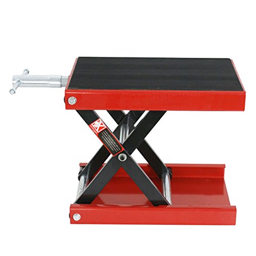 1100 LB Wide Deck Motorcycle Scissor Lift Jack Stand A678547