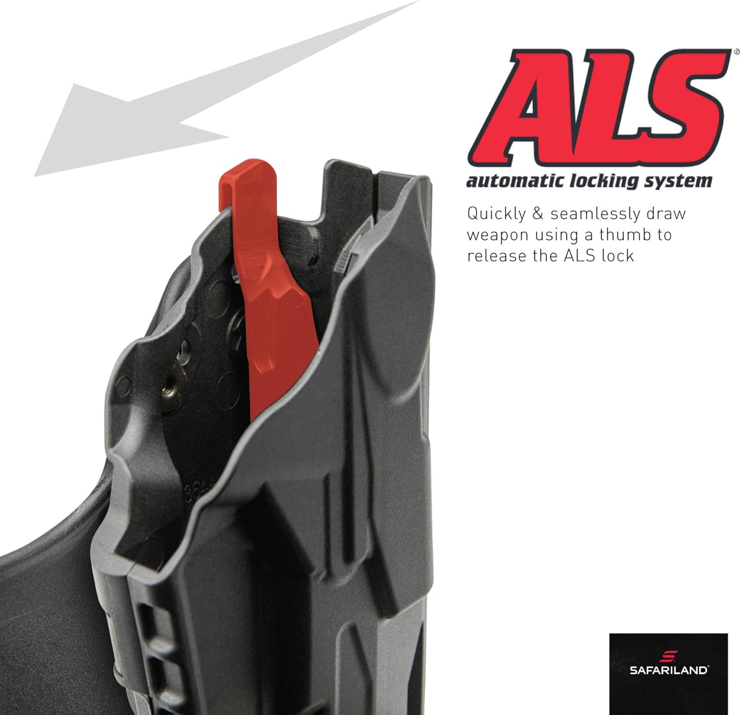 Black STX Basket Weave Duty Holster Y61985