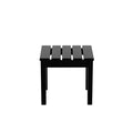 Black 18" HDPE Outdoor Side Table K9205