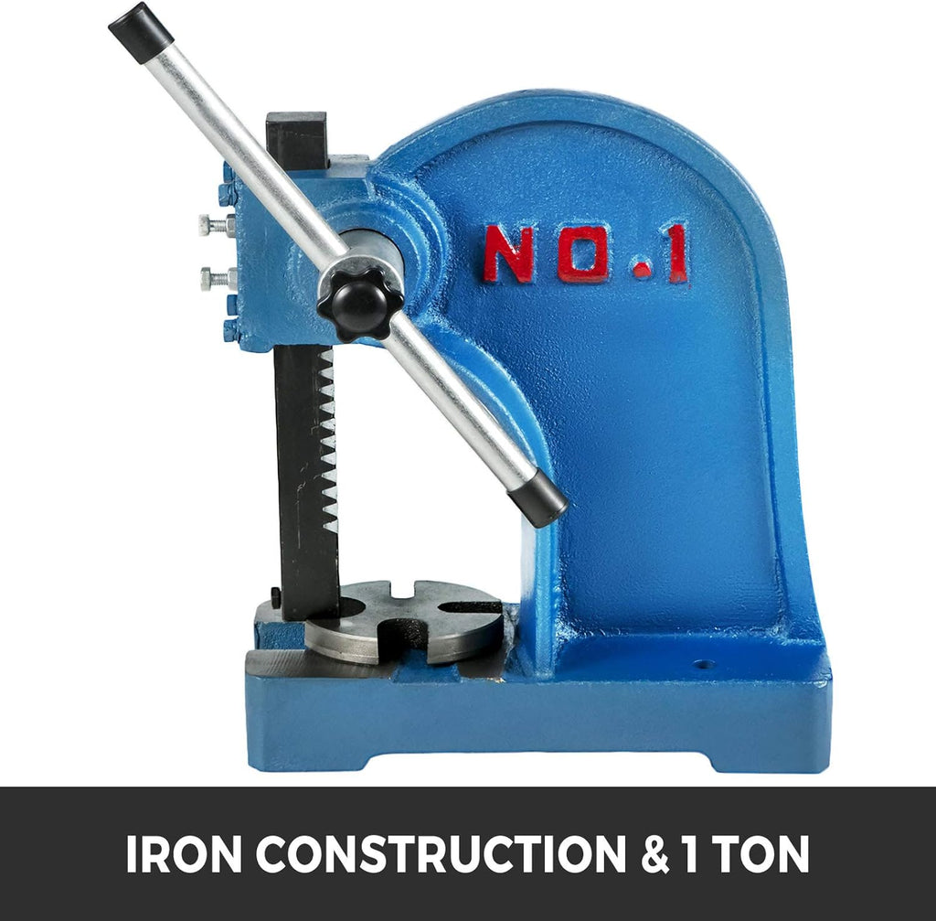 Manual Arbor Press 1 Ton Cast Iron J743