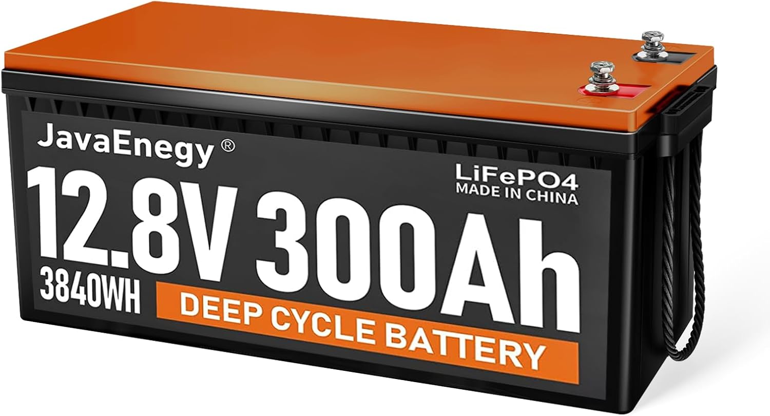 12V 300Ah LiFePO4 Lithium Battery with 200A BMS D906
