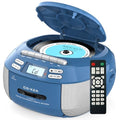 Boombox CD Player Cassette Player AM FM Radio with Bluetooth A7913