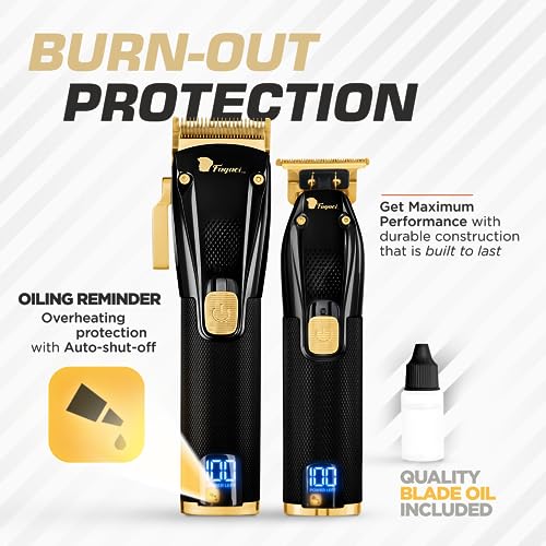 Professional Hair Clippers Set Turbo Power with Precise Cutting, Cordless Hair Clippers and Trimmers Set X11288