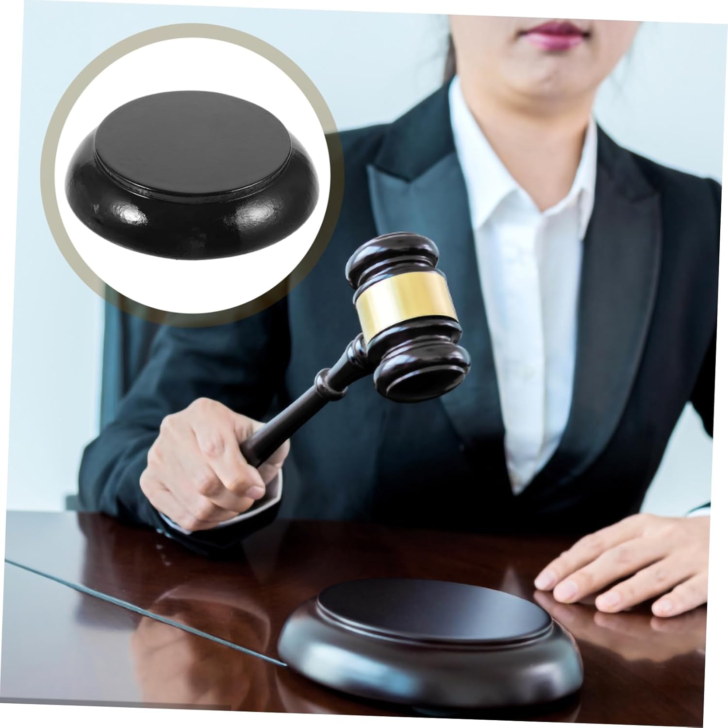 Wood Gavel Base N745316