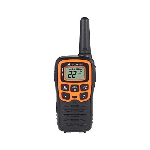 Black/Orange FRS Two Way Radio 2 Pack V244