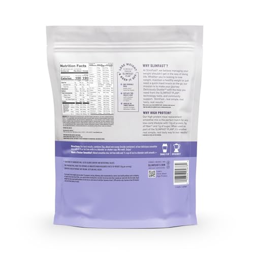 Vanilla Cream High Protein Meal Replacement Powder, 26 Servings, 1.53 Pounds K892131