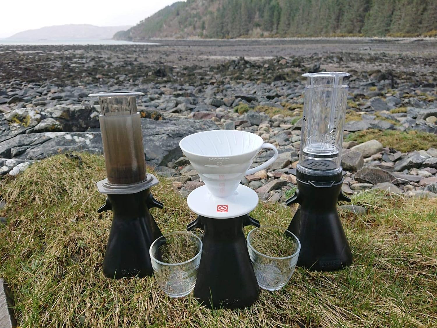Dual Press Accessory for Aeropress Coffee Maker B83204
