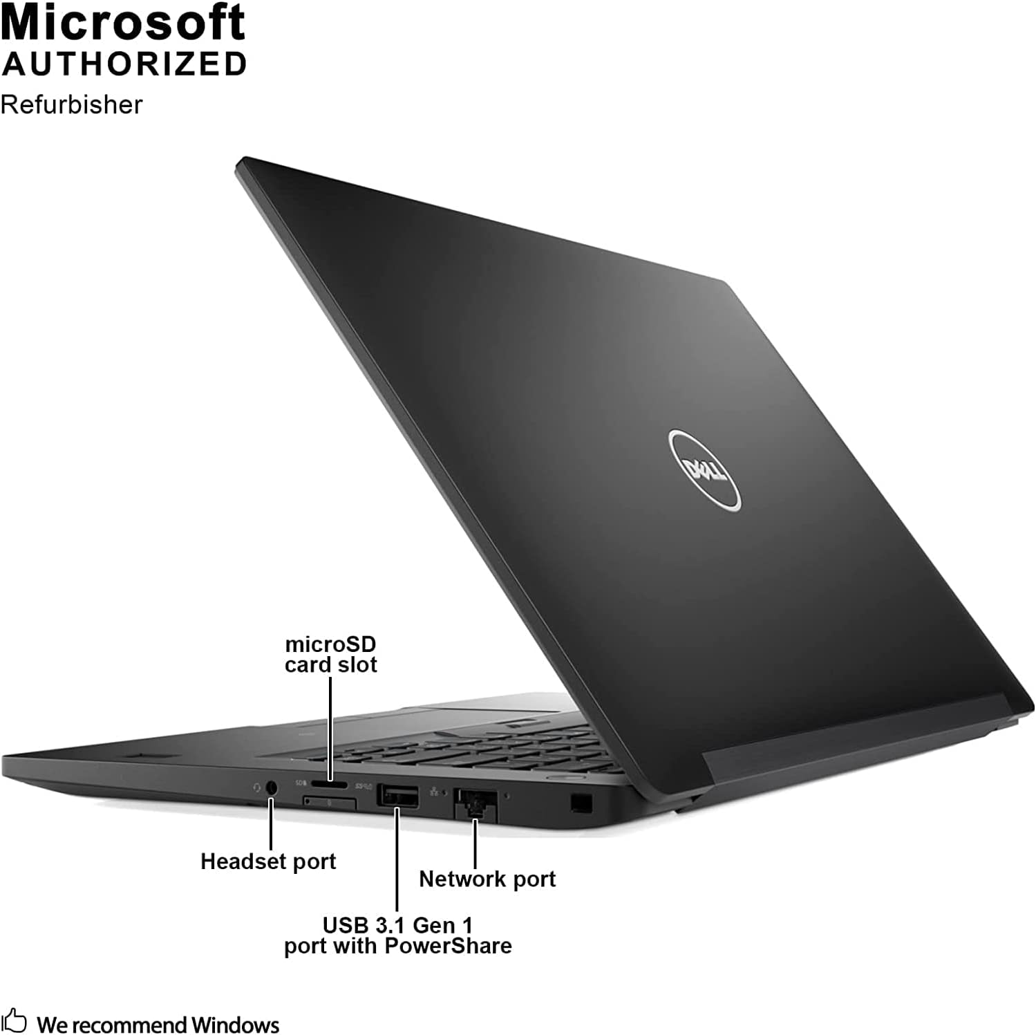 14" HD Business Laptop, Intel Core i5-7300U 2.60 GHz, 16GB DDR4 RAM 256GB M.2 SSD, Webcam, Windows 10 Pro 64 Bit T374936